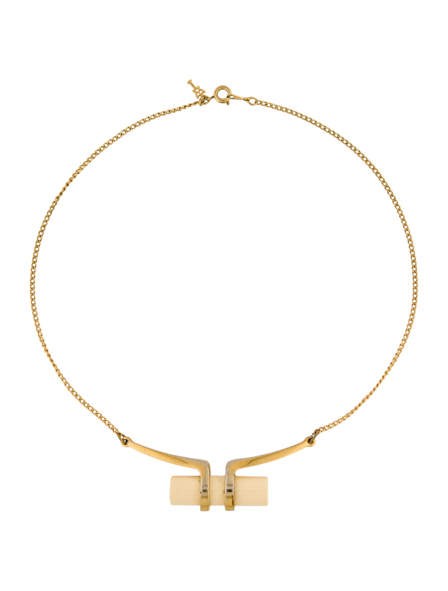 Trifari Resin Pendant Necklace