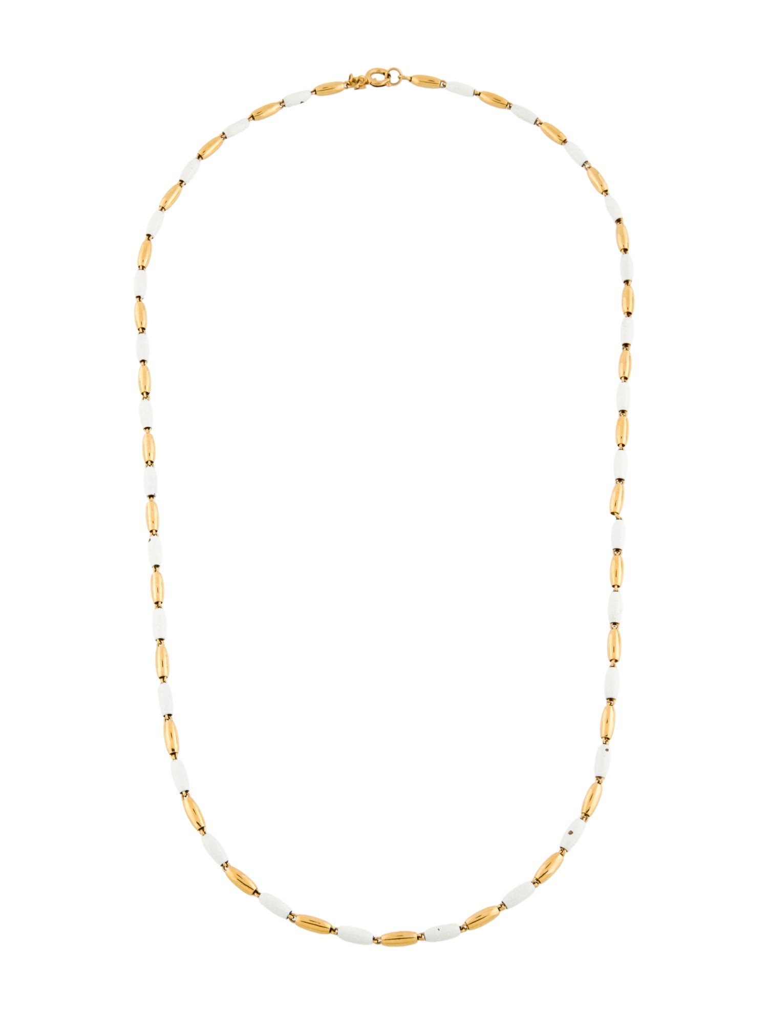 Trifari Enamel Bead Necklace