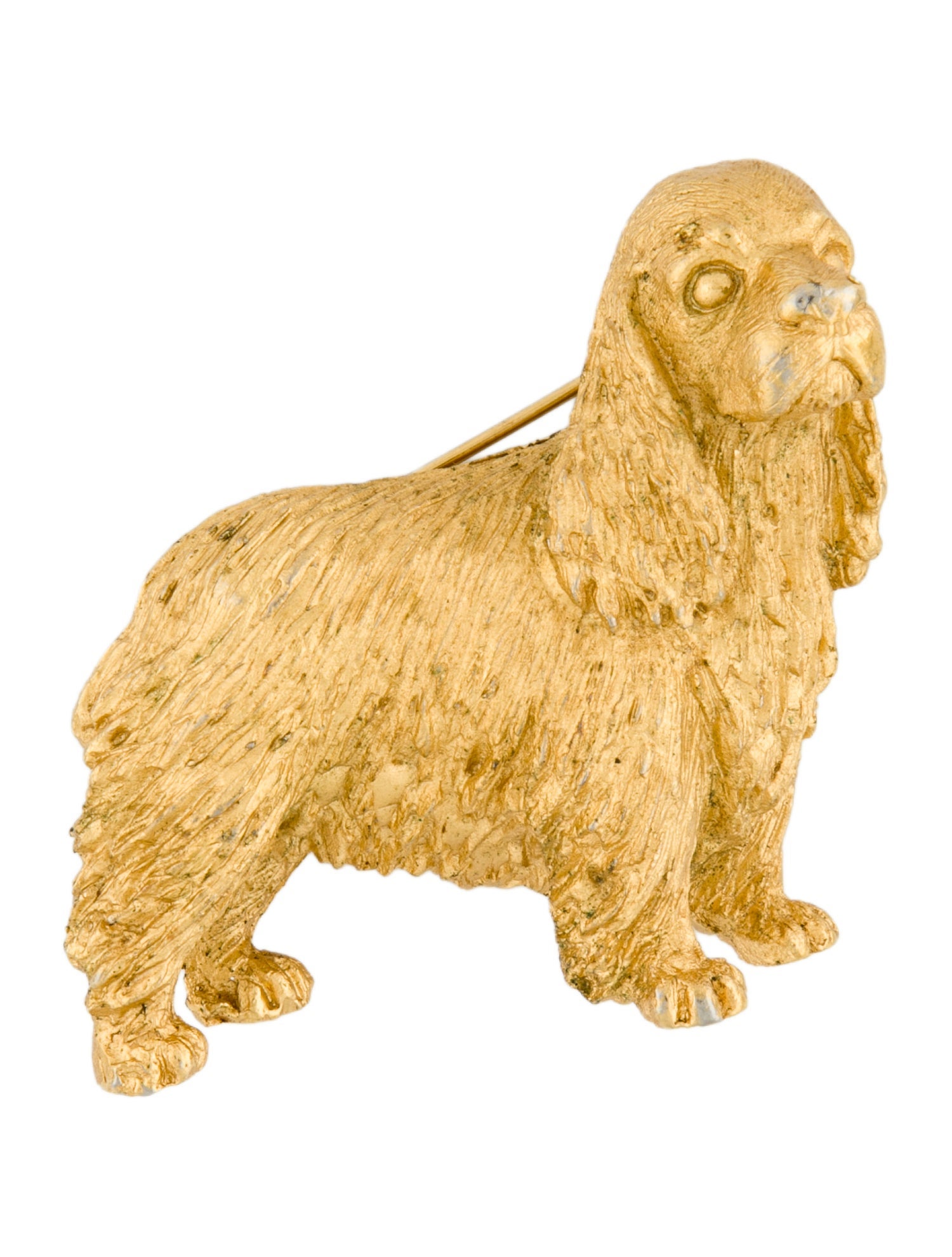 Trifari Vintage Dog Brooch