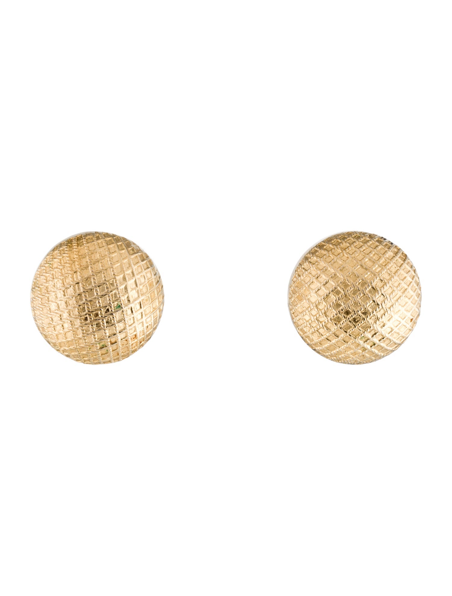 Trifari Dome Clip-On Earrings