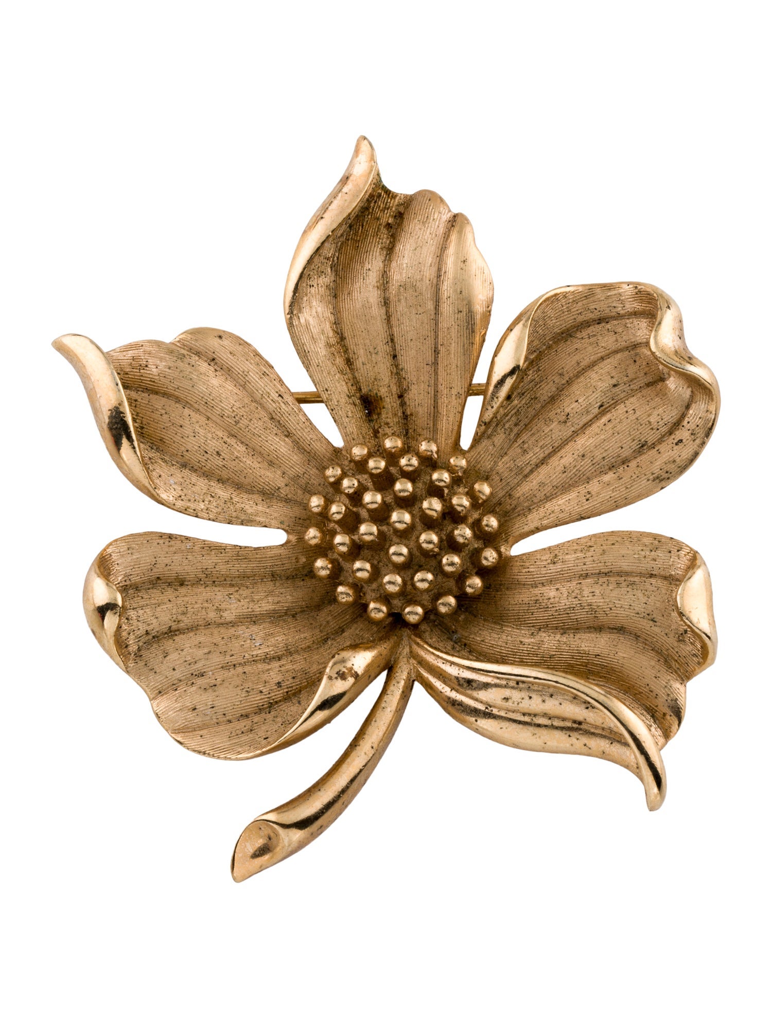 Trifari Leaf Brooch