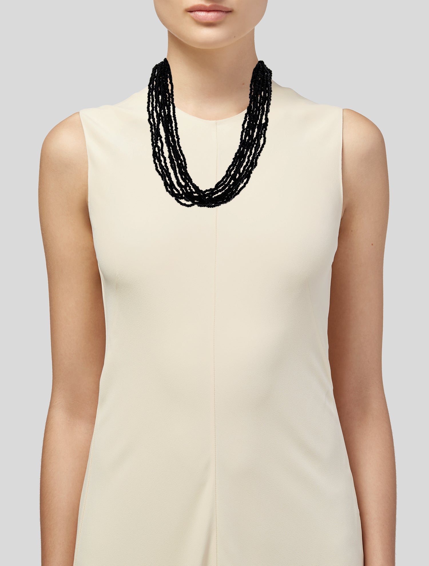 Trifari Beaded Multistrand Necklaces