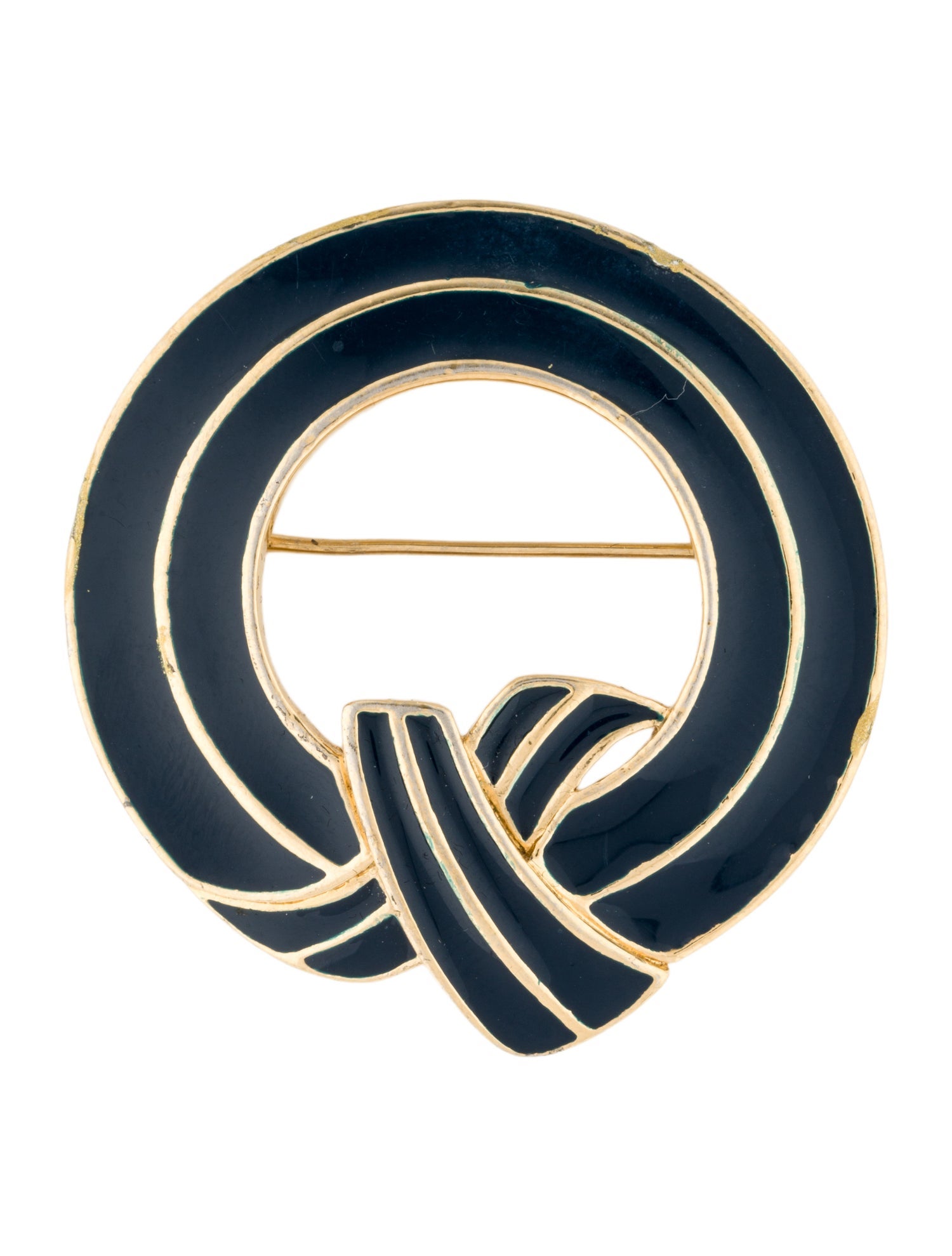 Trifari Vintage Enamel Pin Brooch