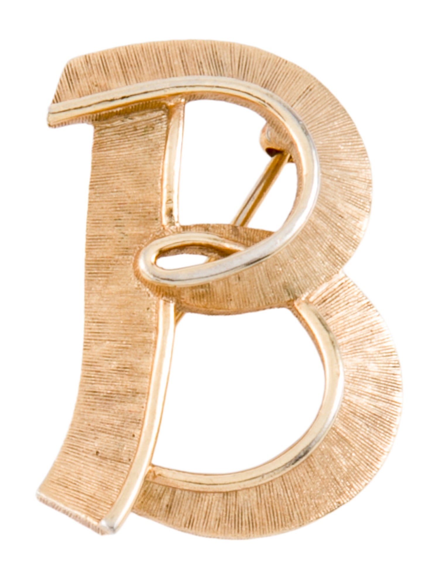 Trifari Vintage Letter "B" Brooch