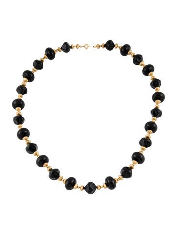 Pre-owned Trifari Vintage Beaded Necklace, 23.5" In Multi