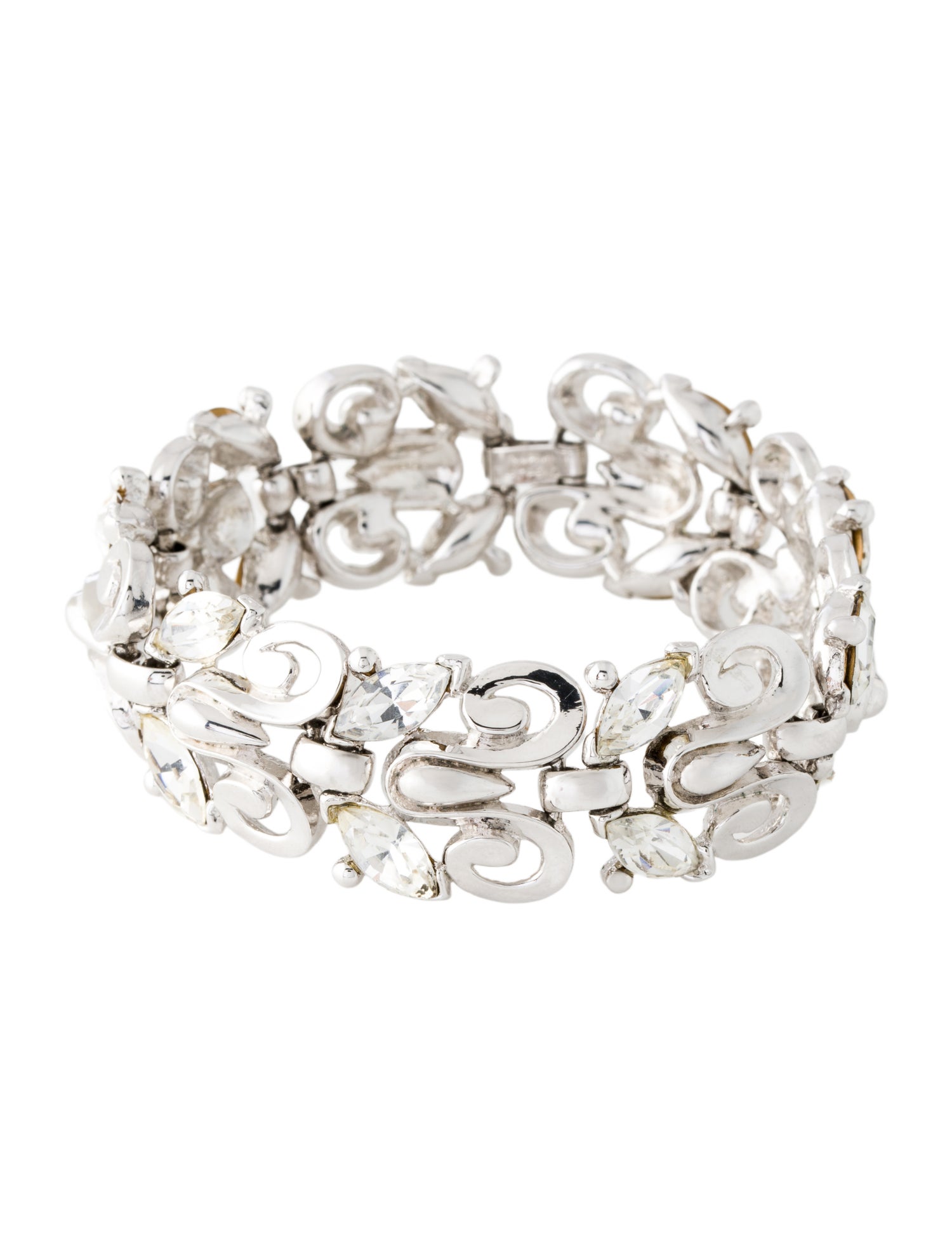 Trifari Crystal link Bracelet
