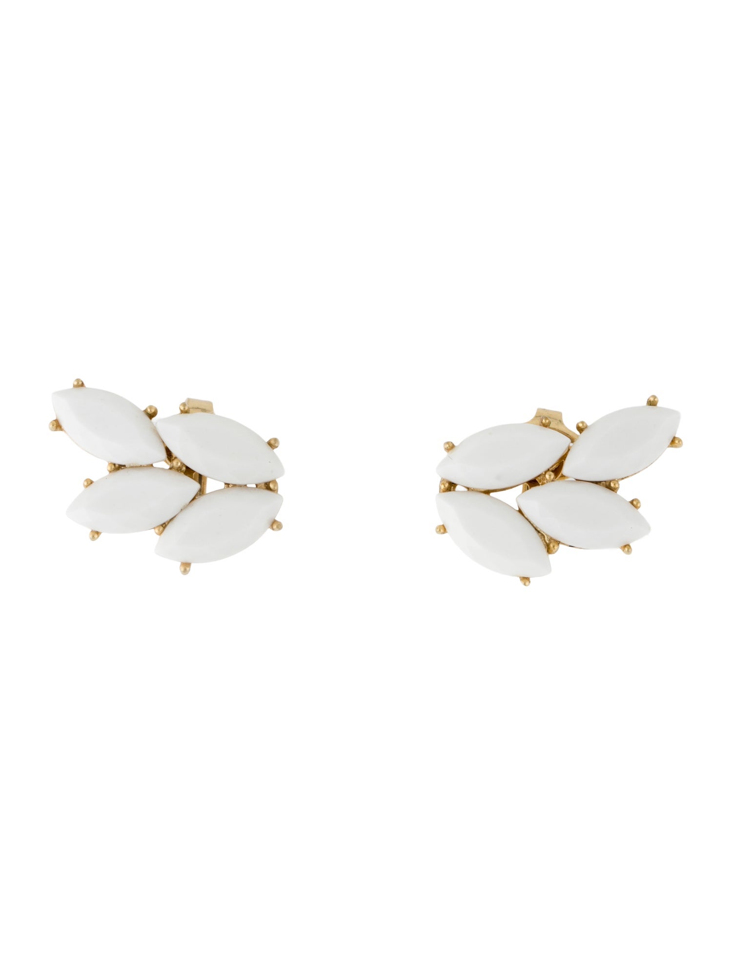 Trifari Vintage Resin Clip-On Earrings