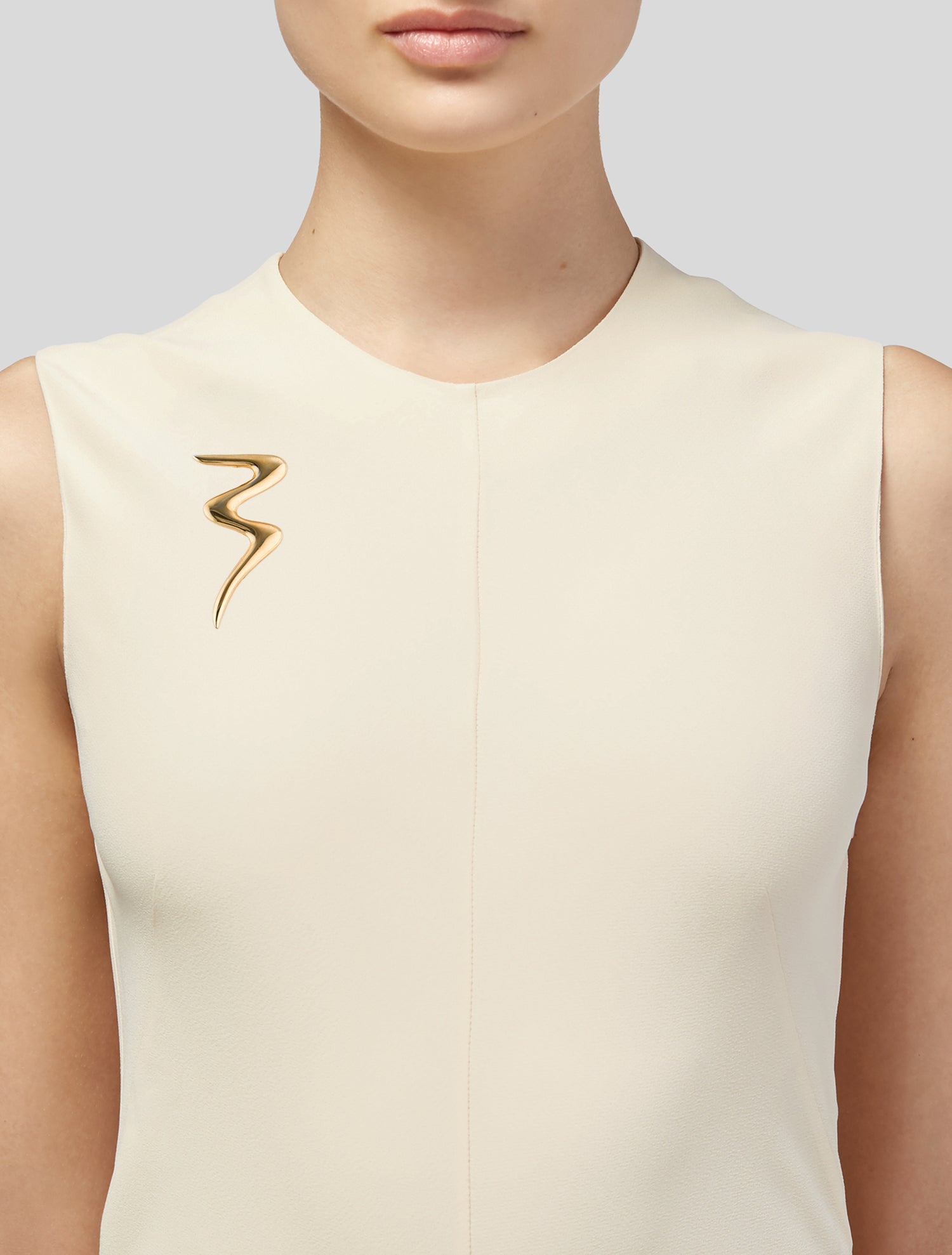 Trifari Vintage Squiggle Zigzag Brooch Pendant