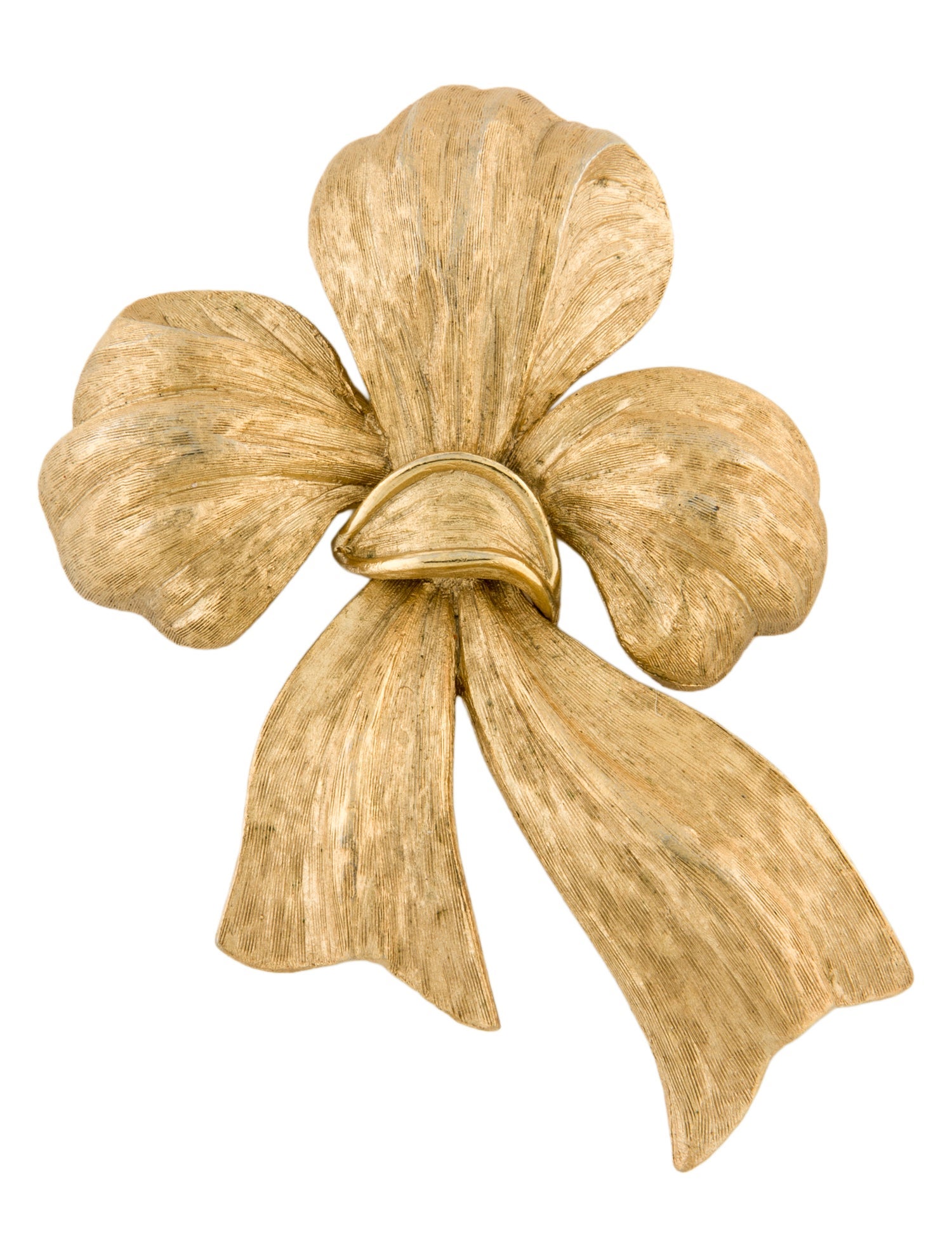 Trifari Ribbon Brooch