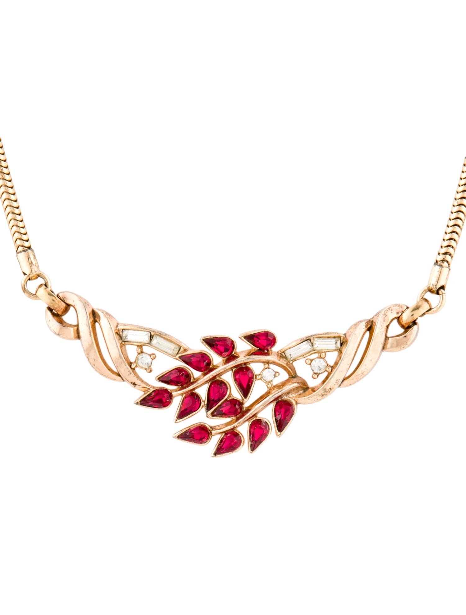 Trifari Crystal Collar Necklace