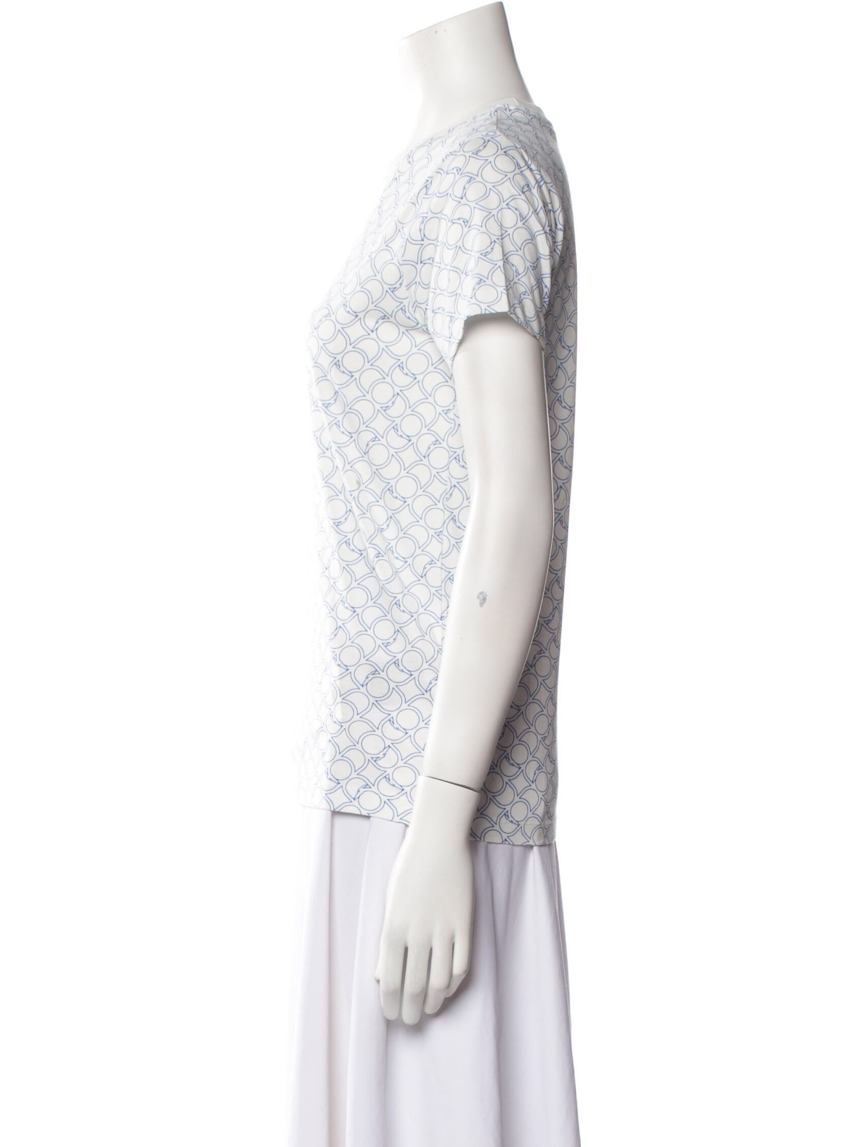 Trussardi Printed Crew Neck T-Shirt