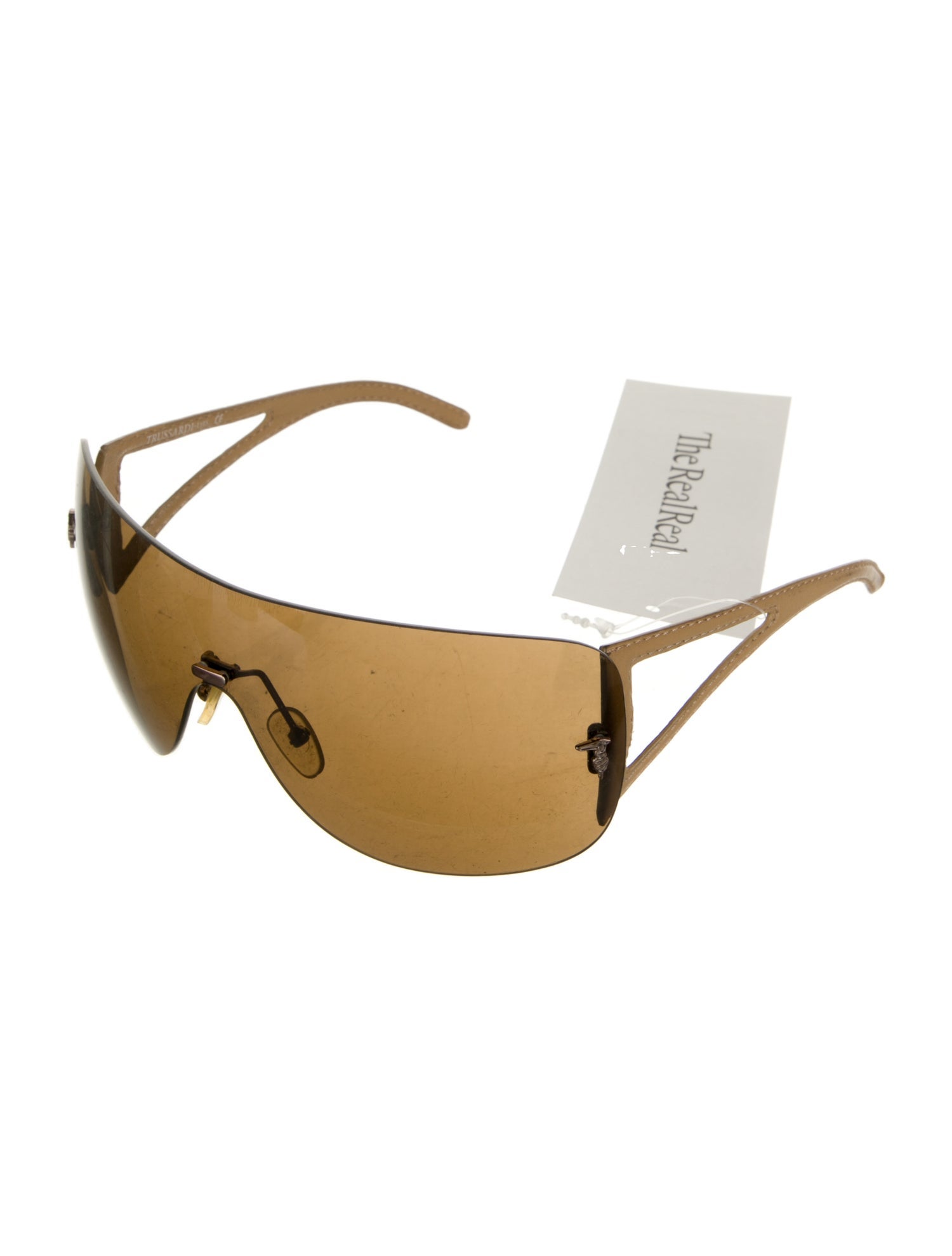 Trussardi Shield Tinted Sunglasses
