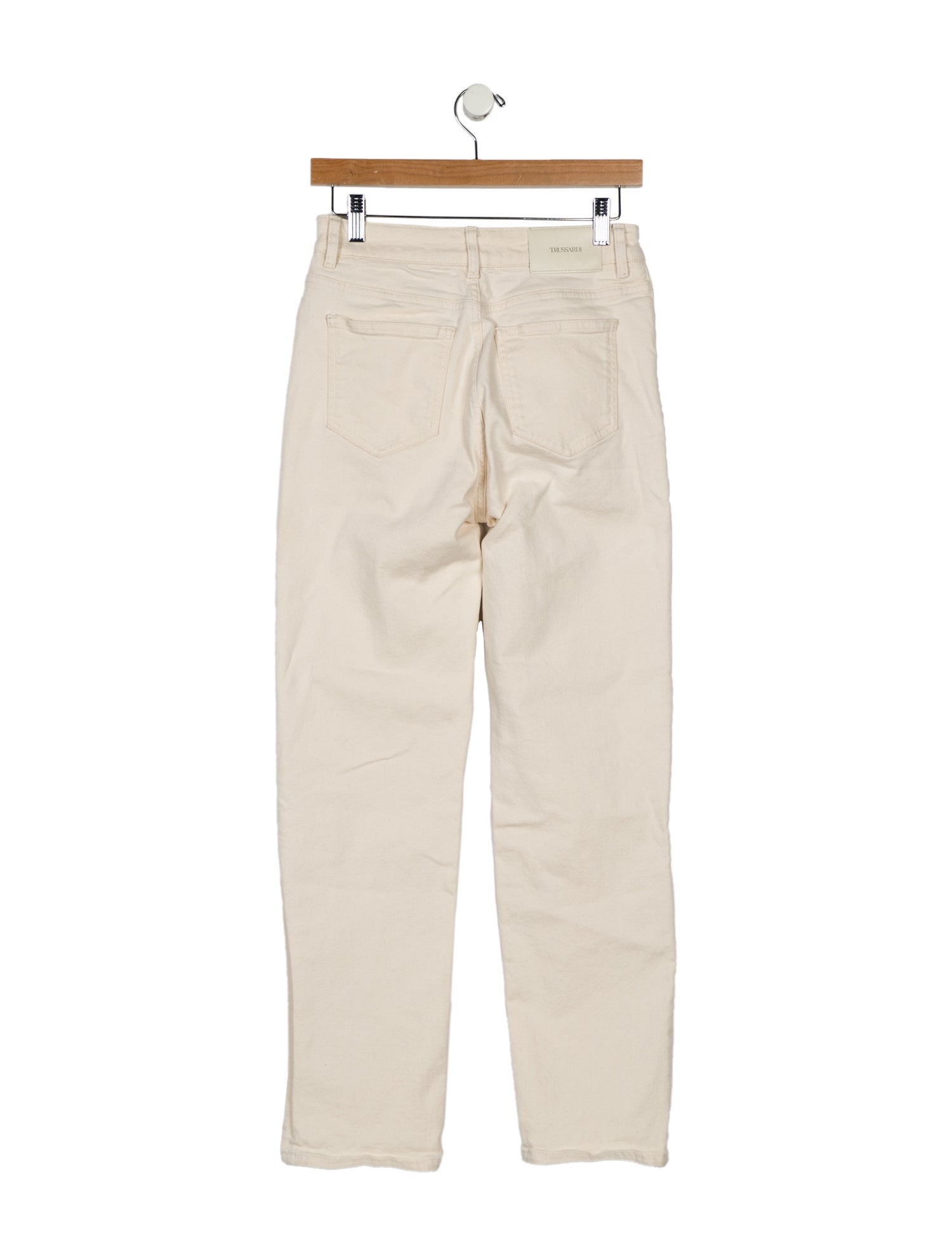 Trussardi High-Rise Straight Leg Jeans