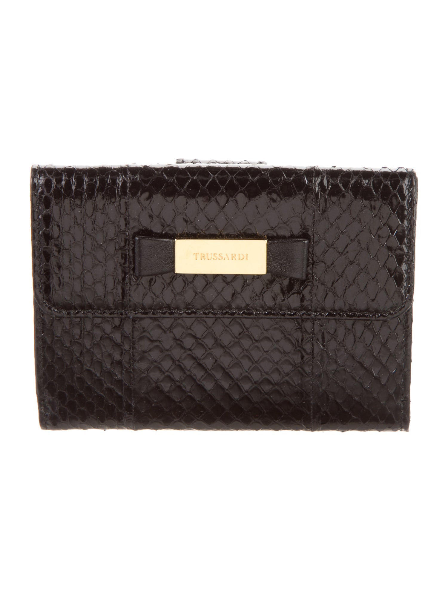 Trussardi Embossed Leather Wallet
