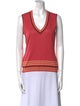 Trussardi V-Neck Sleeveless Top