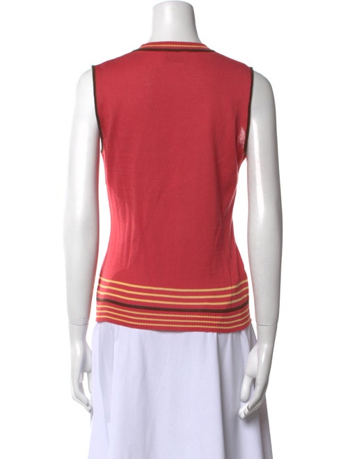 Trussardi V-Neck Sleeveless Top