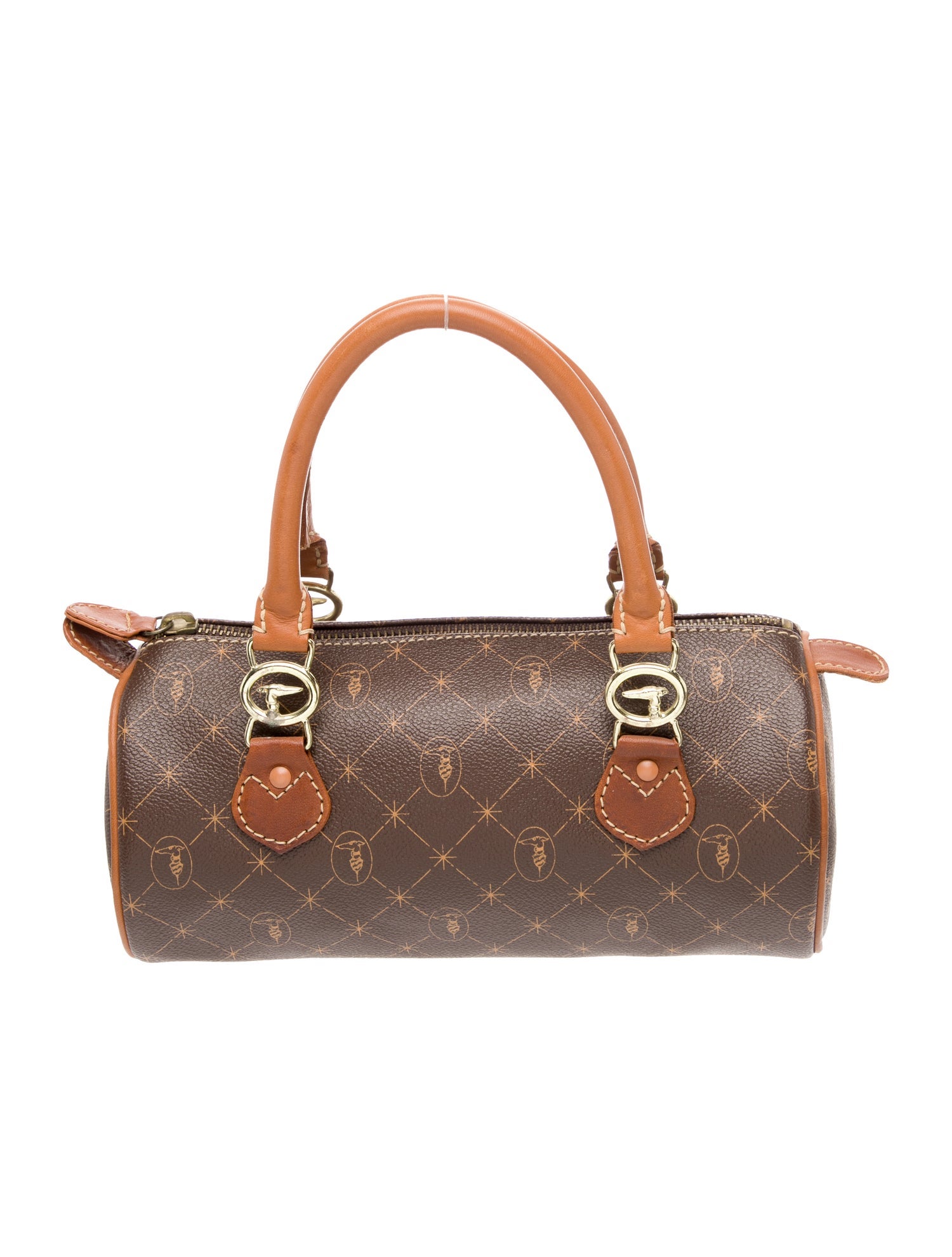 Trussardi Leather Top Handle Bag