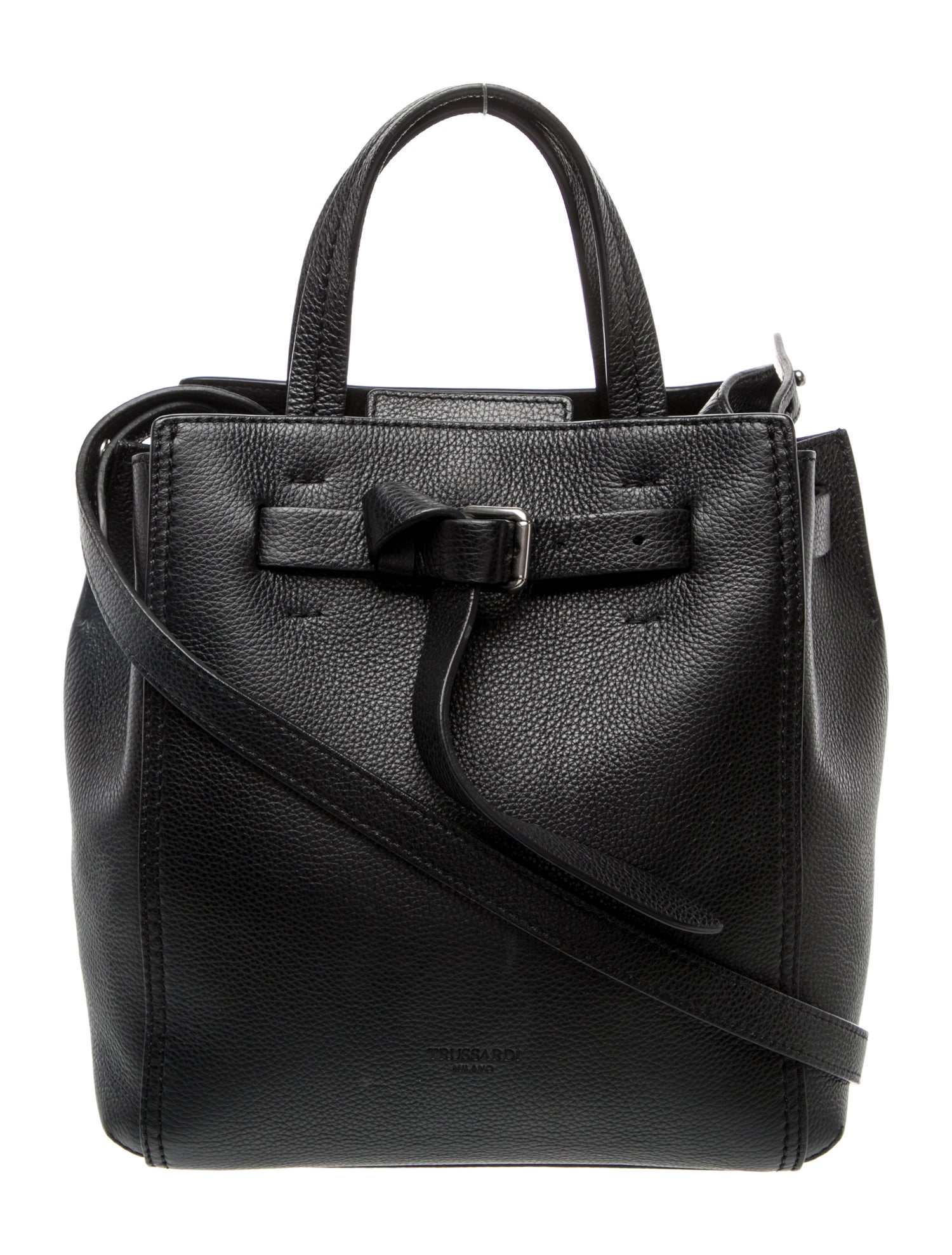 Trussardi Leather Top Handle Bag