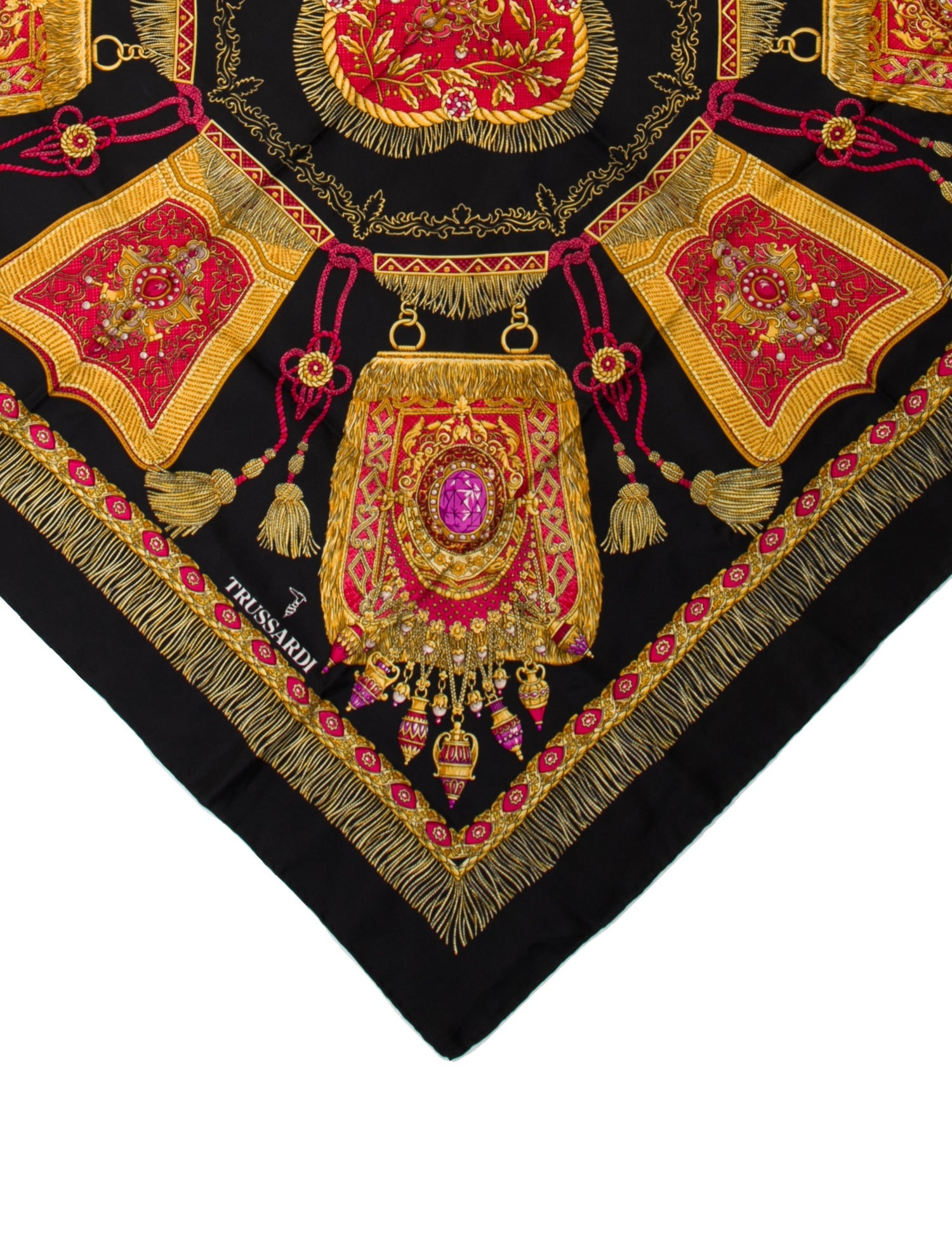 Trussardi Silk Printed Scarf