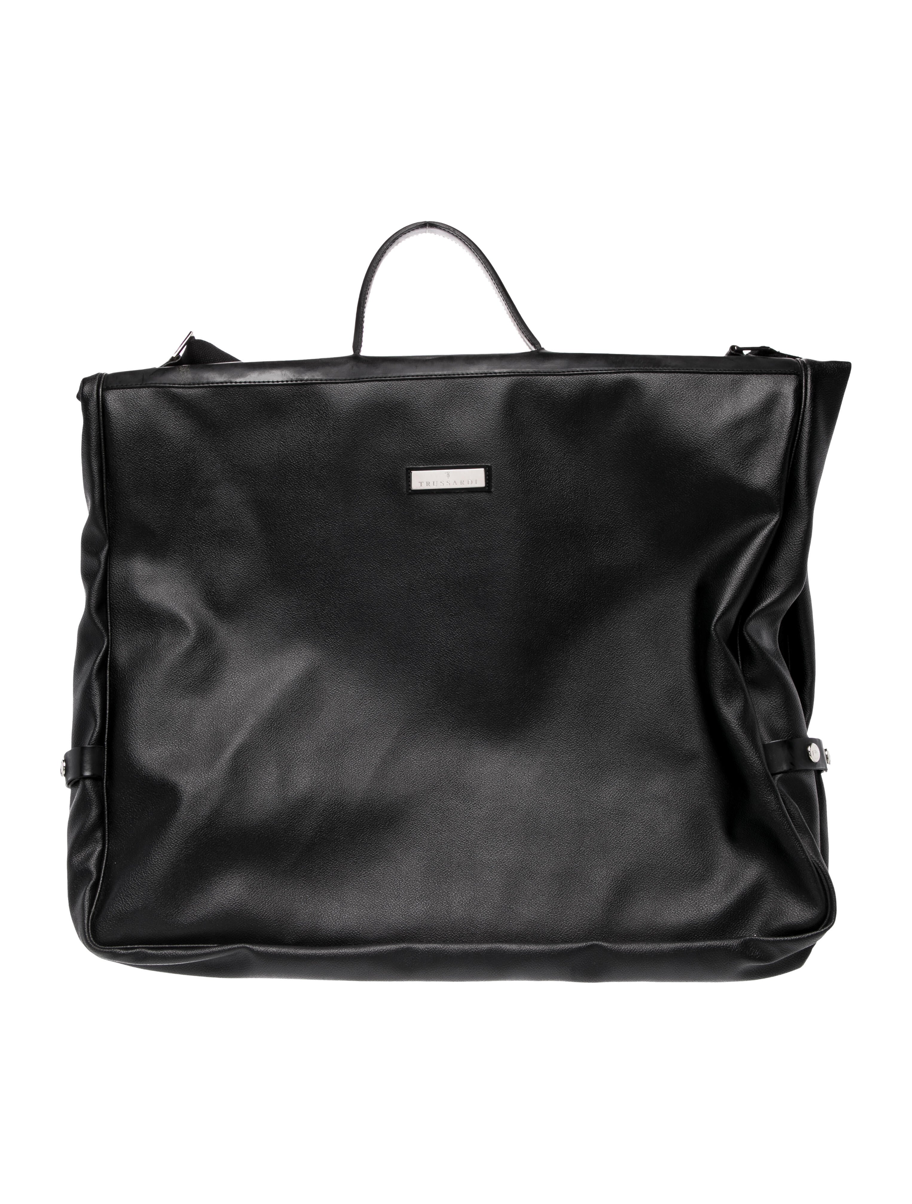 Trussardi Leather Garment Bag