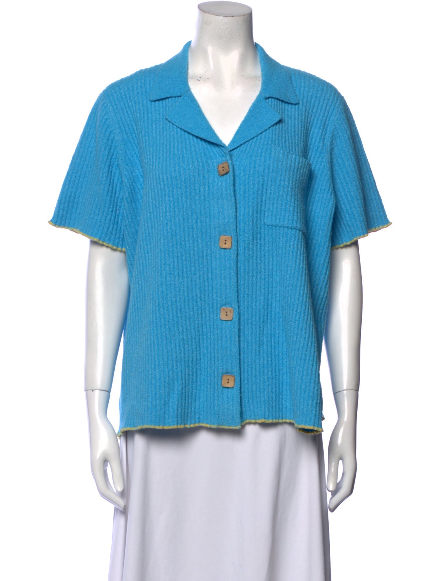 JoosTricot Short Sleeve Button-Up Top w/ Tags