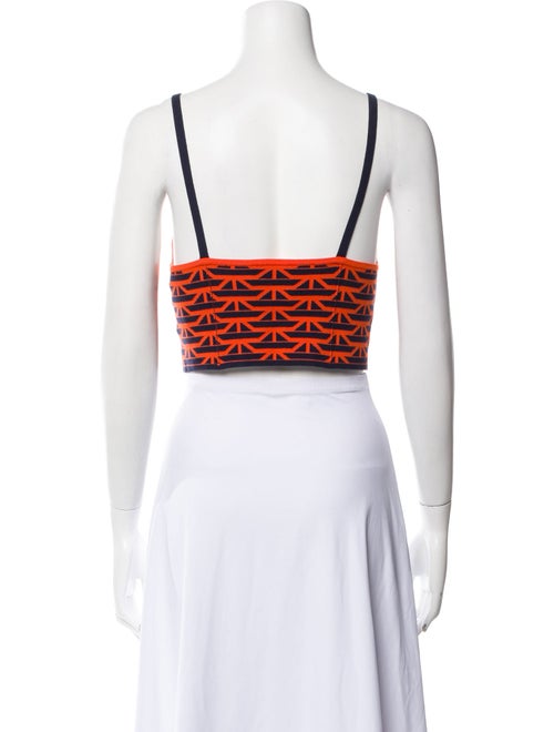 JoosTricot Printed V-Neck Crop Top