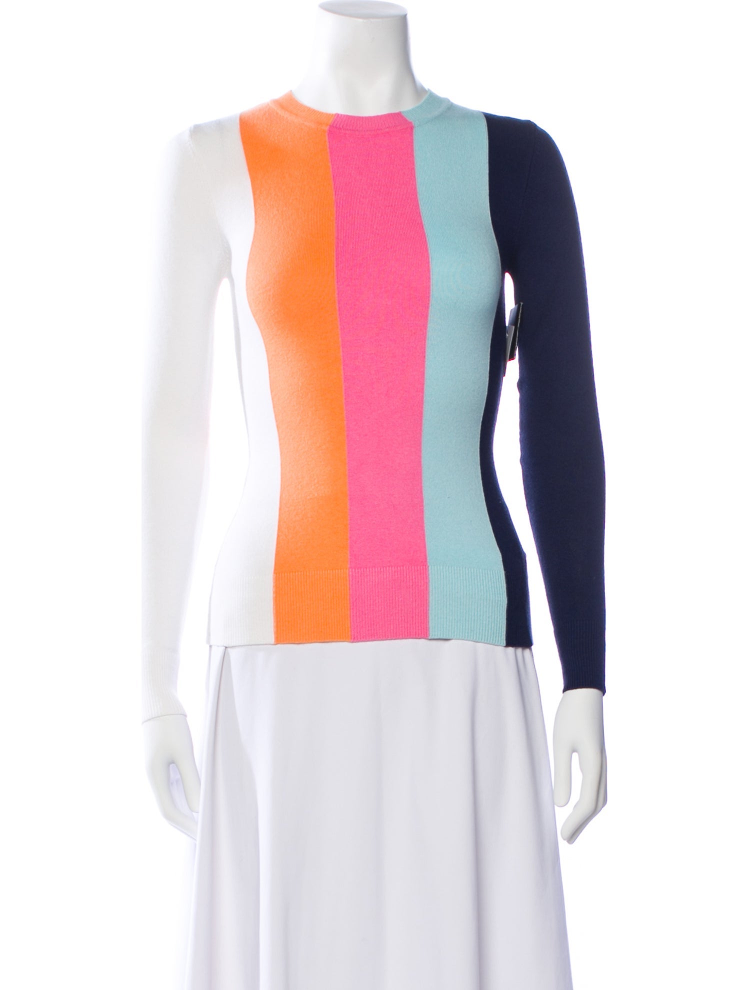 JoosTricot Colorblock Pattern Crew Neck Sweater w/ Tags