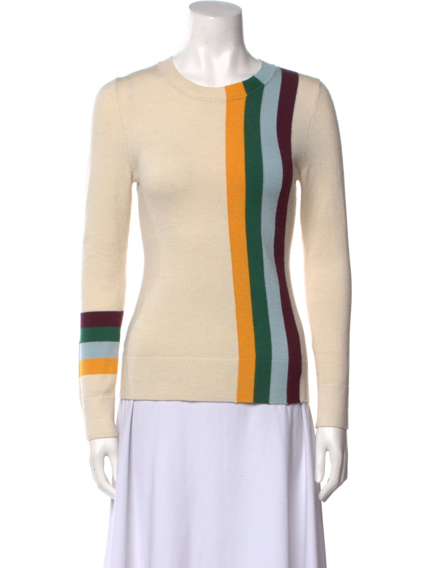 JoosTricot Merino Wool Striped Sweater