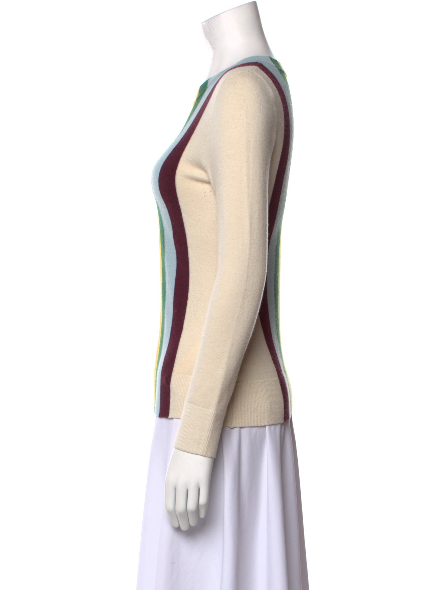 JoosTricot Merino Wool Striped Sweater