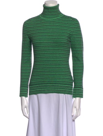 JoosTricot Striped Turtleneck Top