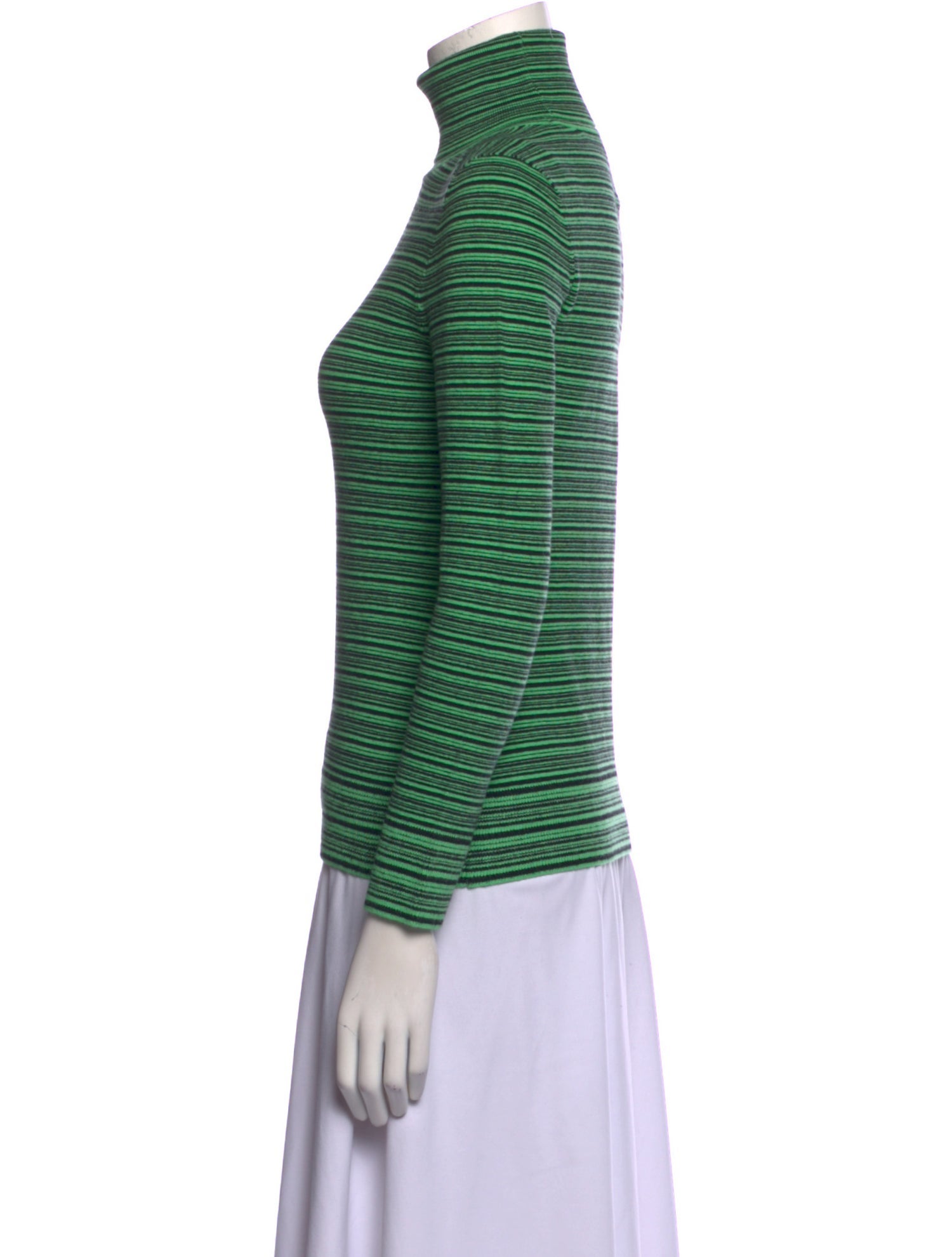 JoosTricot Striped Turtleneck Top