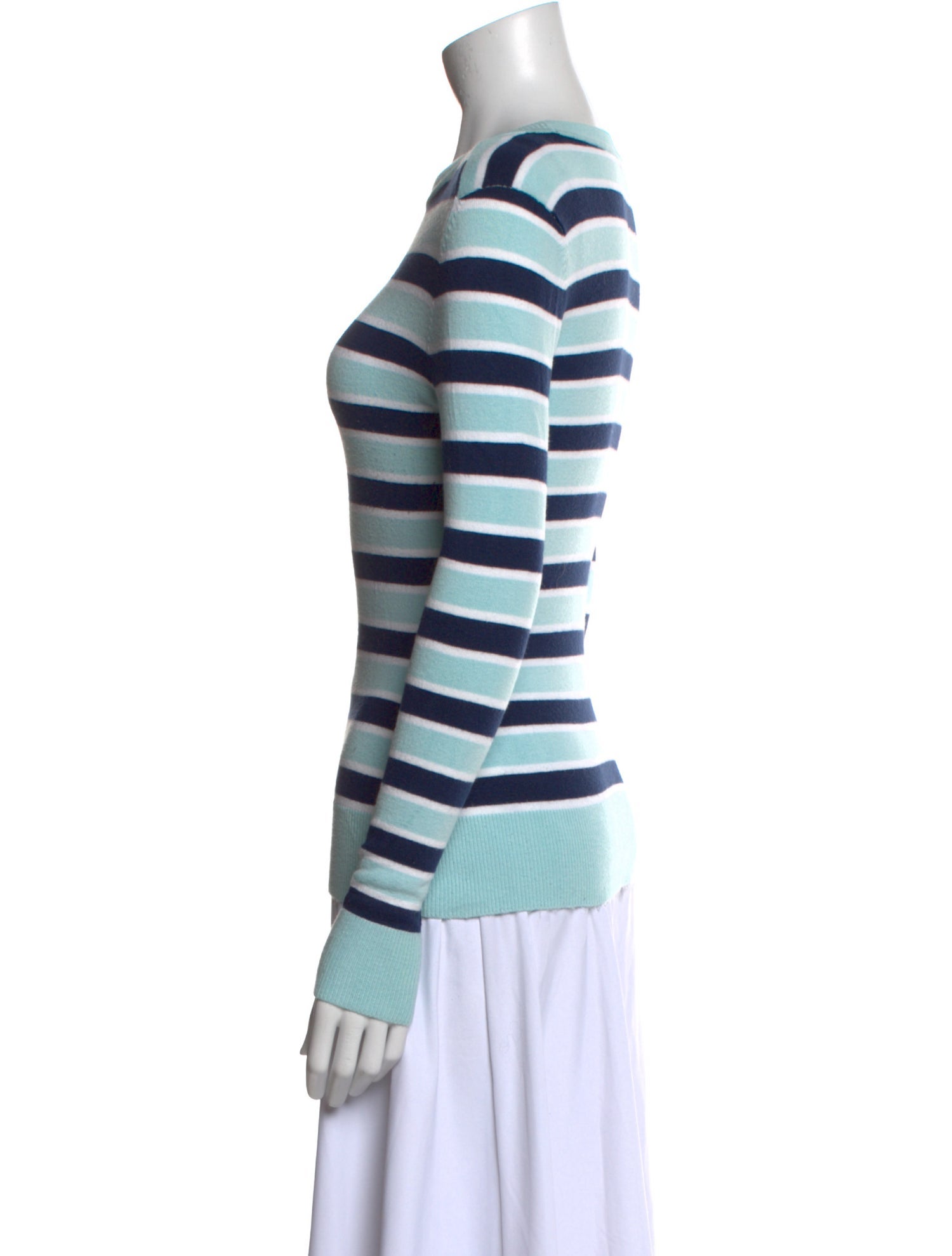 JoosTricot Striped Scoop Neck Top