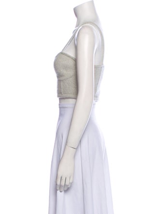 JoosTricot Merino Wool V-Neck Crop Top