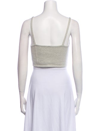 JoosTricot Merino Wool V-Neck Crop Top