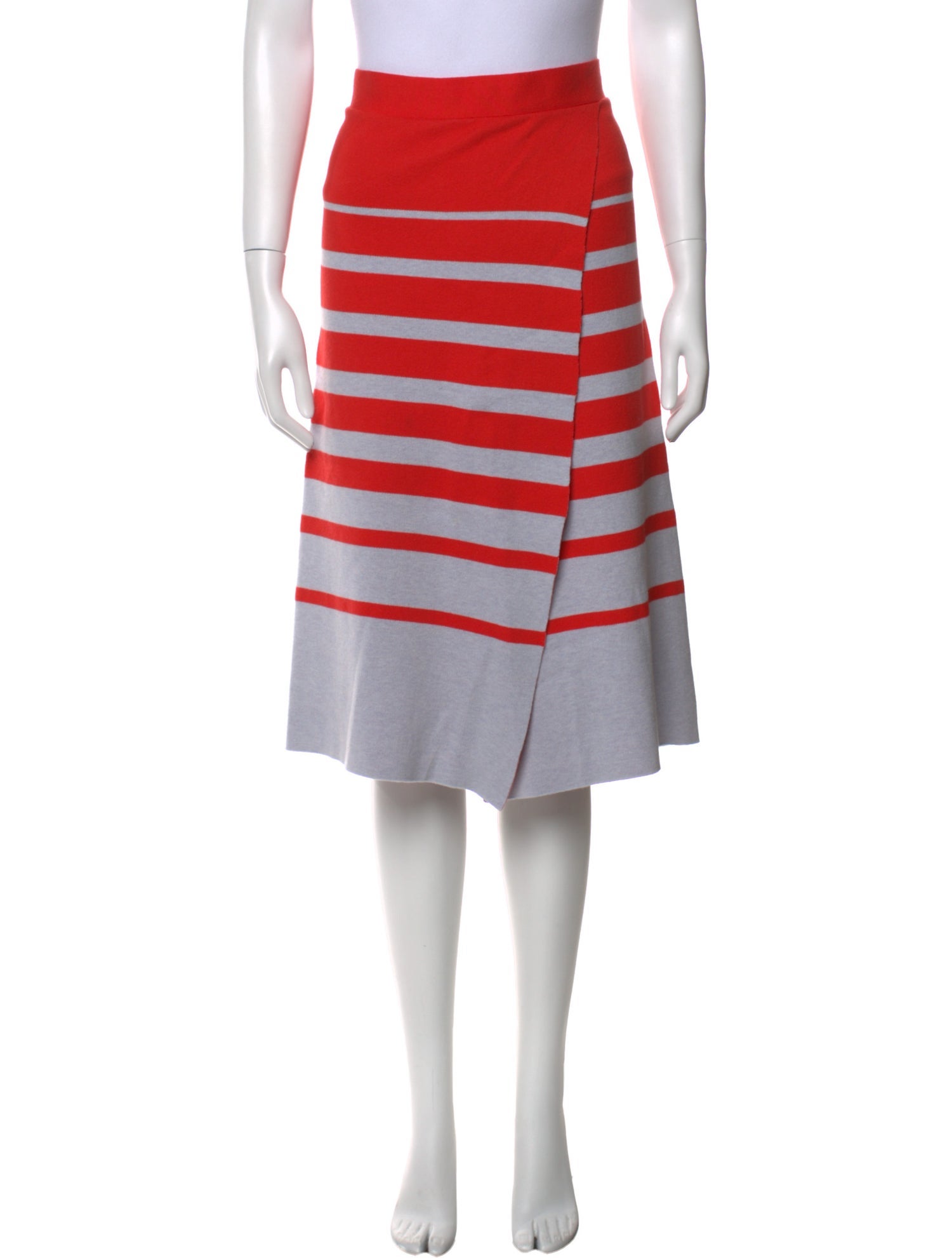 JoosTricot Striped Knee-Length Skirt