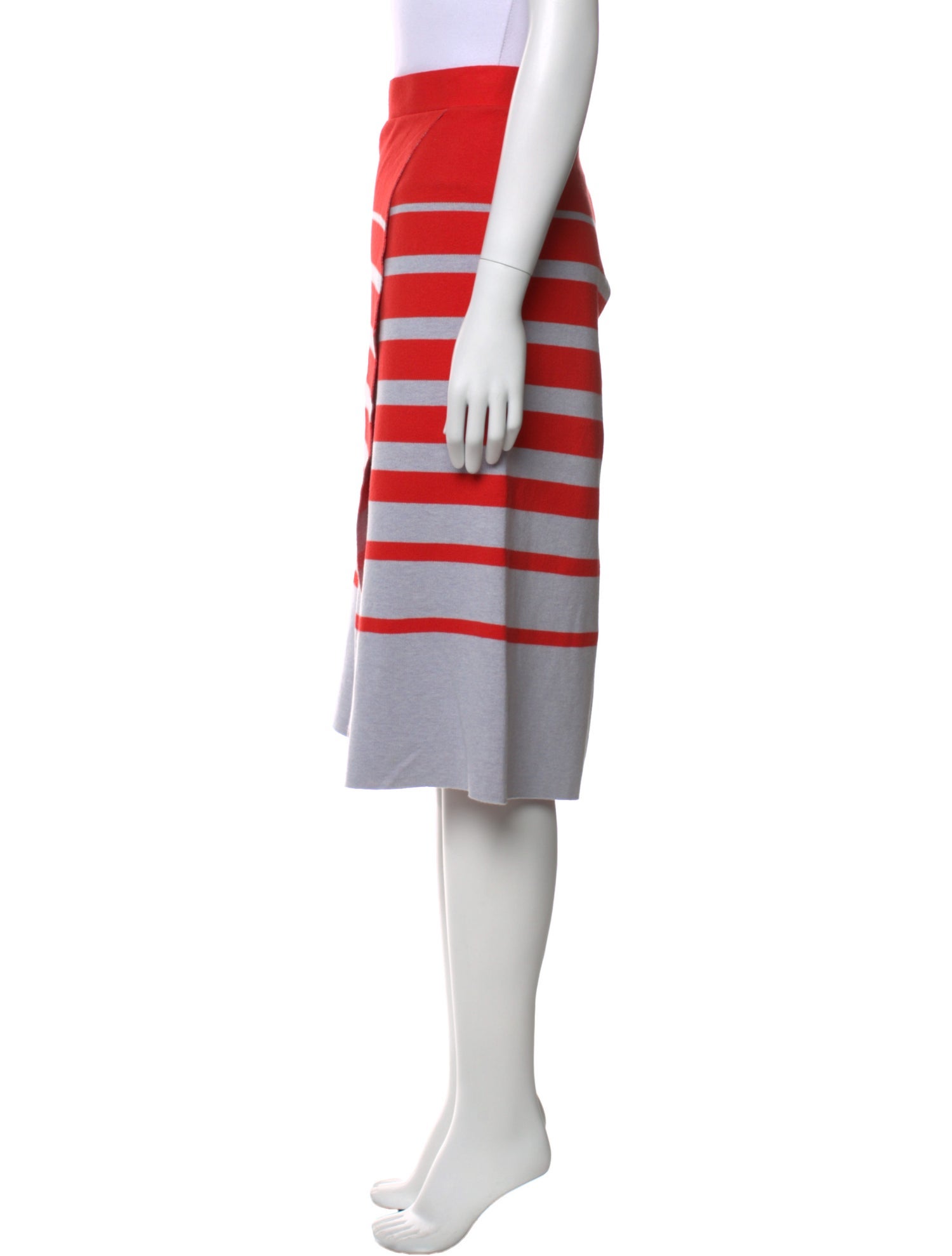 JoosTricot Striped Knee-Length Skirt