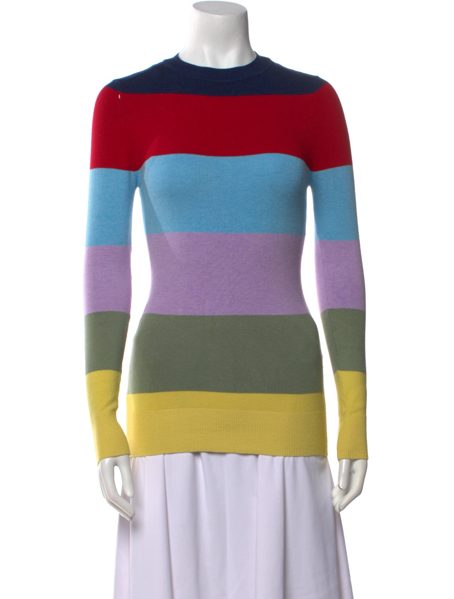 JoosTricot Striped Crew Neck Sweater