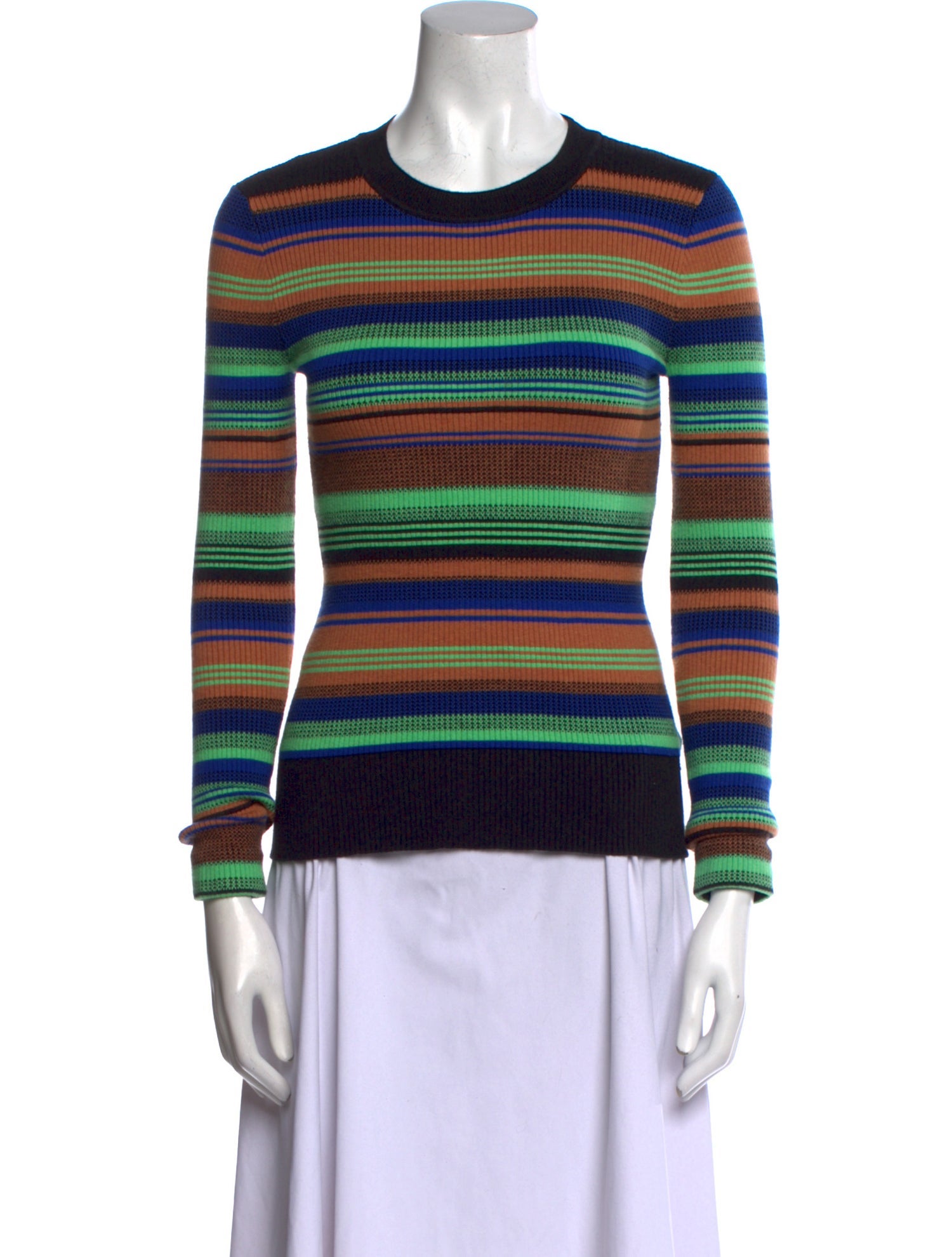 JoosTricot Striped Crew Neck Sweater