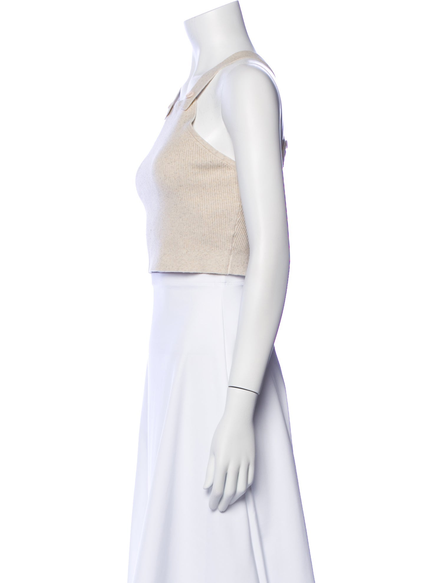 JoosTricot Square Neckline Sleeveless Crop Top