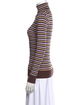 JoosTricot Striped Turtleneck Top