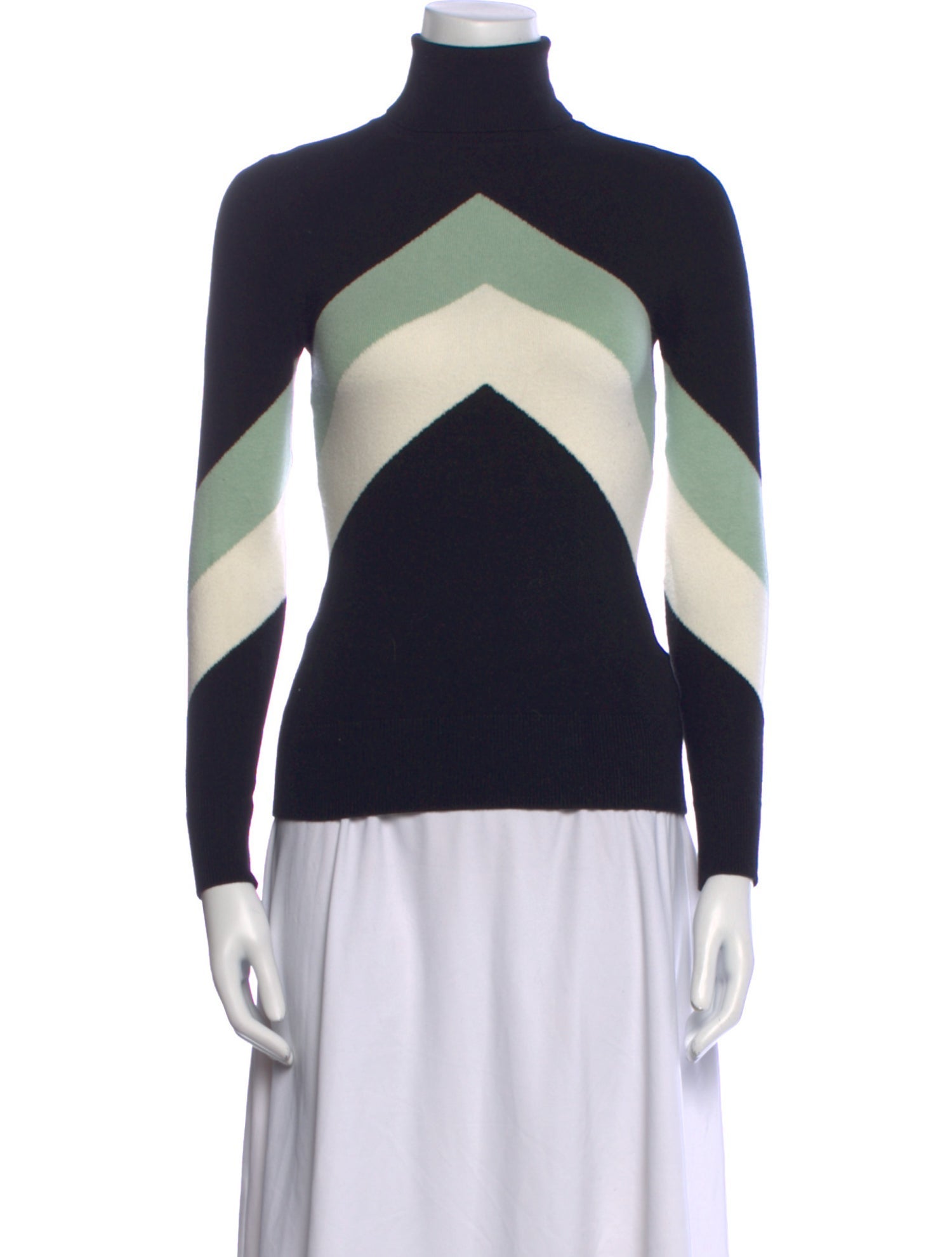JoosTricot Striped Turtleneck Sweatshirt