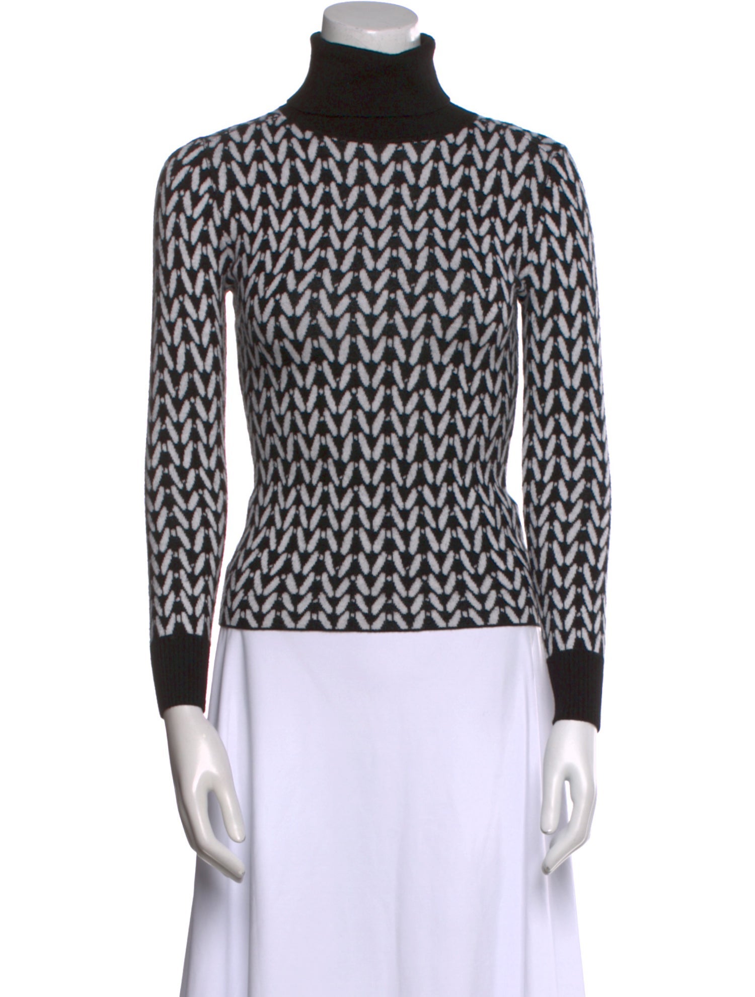 JoosTricot Printed Turtleneck Sweater