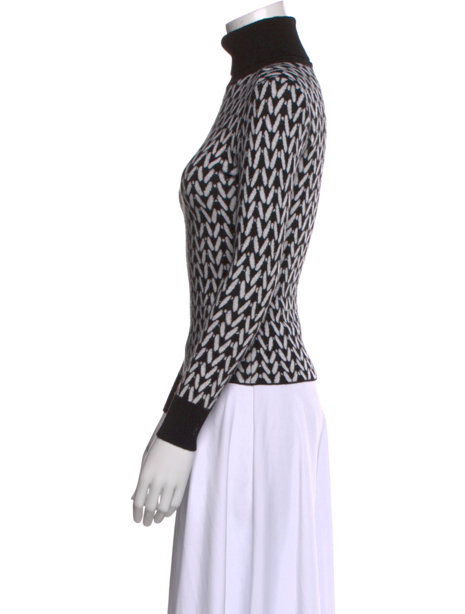 JoosTricot Printed Turtleneck Sweater