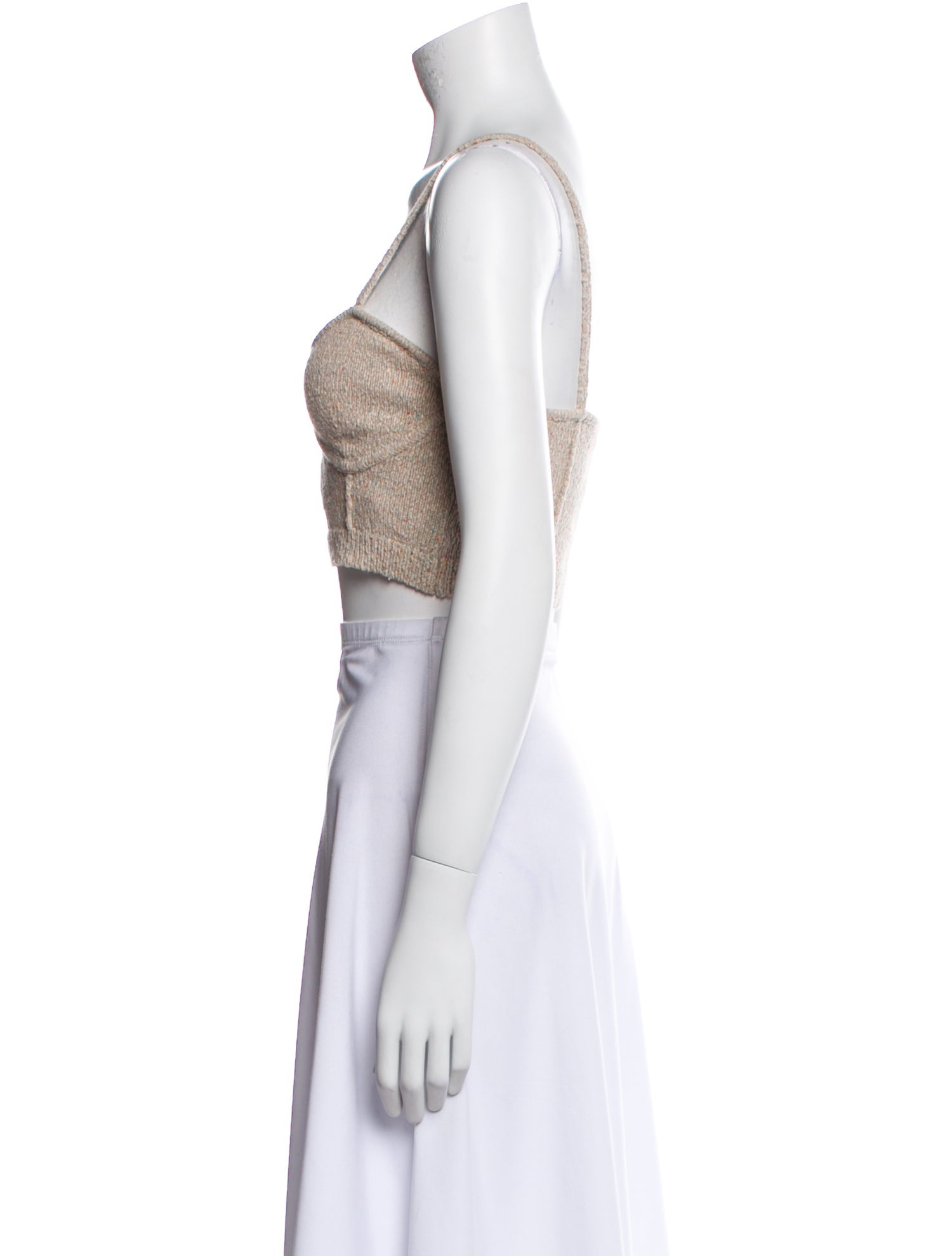 JoosTricot V-Neck Sleeveless Crop Top