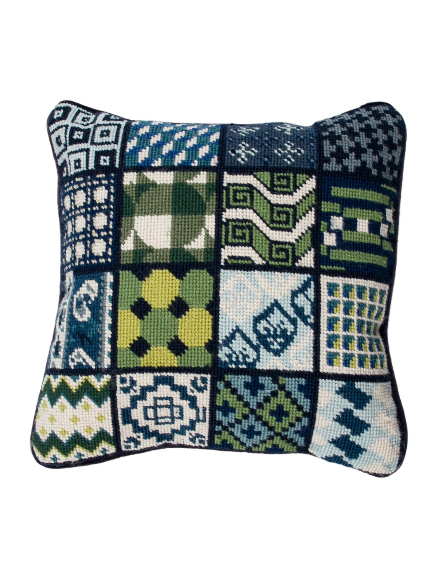 Tory Burch Home Needlepoint Throw Pillow