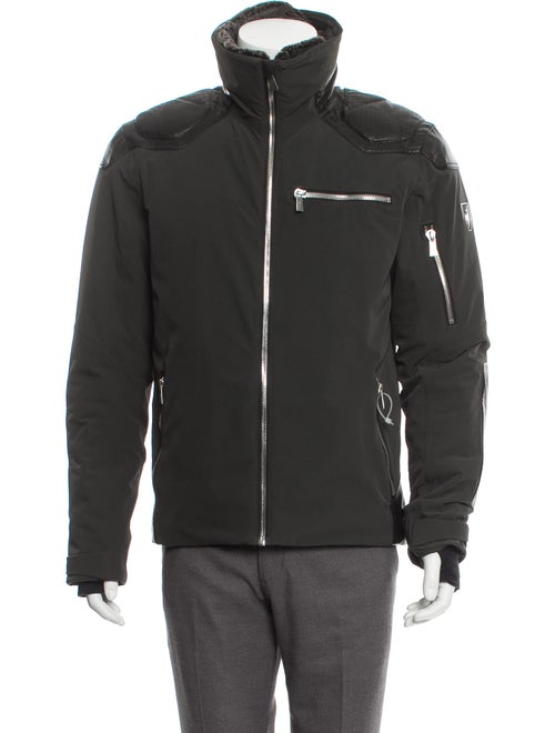 Toni Sailer Leather-Accented Puffer Jacket olive