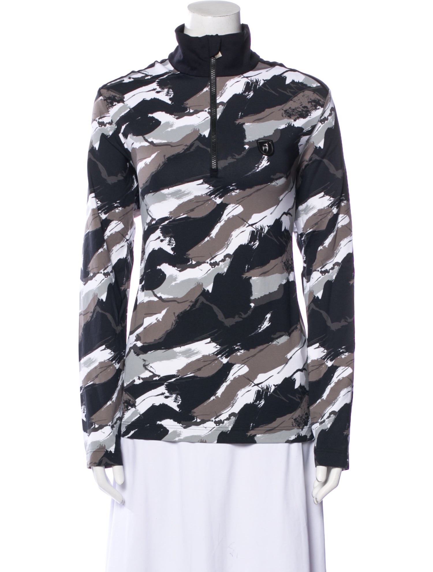 Toni Sailer Printed Turtleneck Sweatshirt