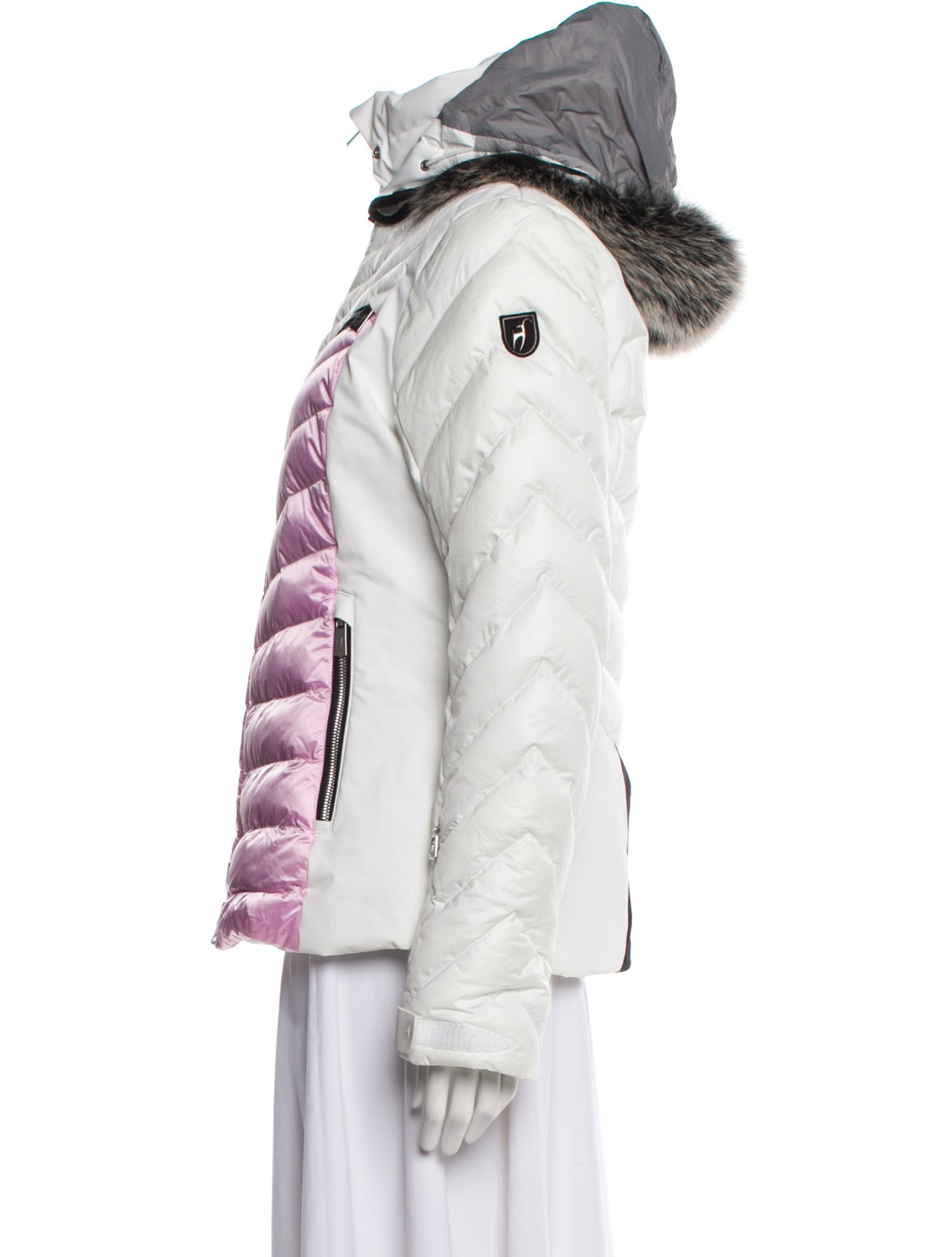 Toni Sailer Colorblock Pattern Coat