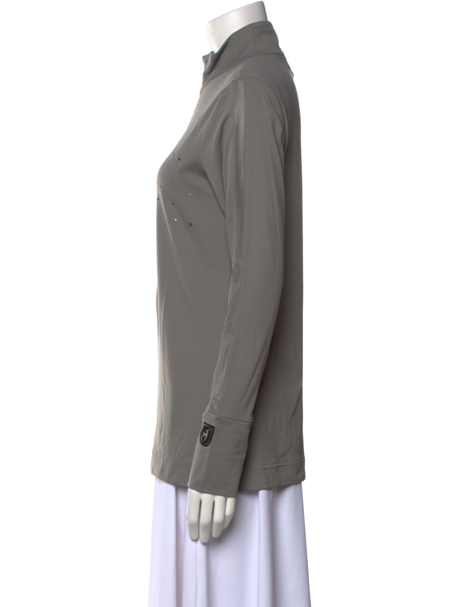 Toni Sailer Mock Neck Long Sleeve Sweatshirt