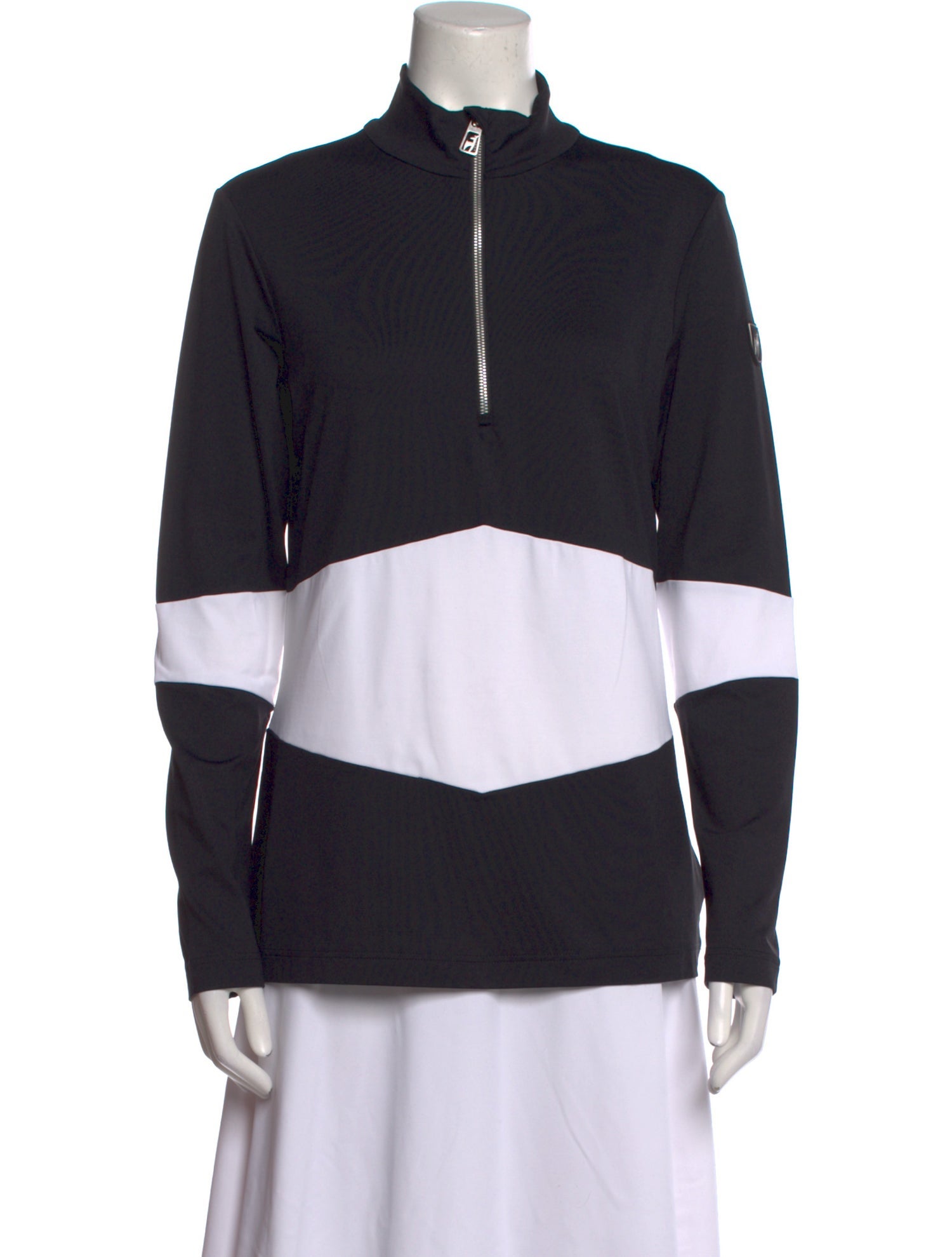 Toni Sailer Nylon Mock Neck Sweatshirt